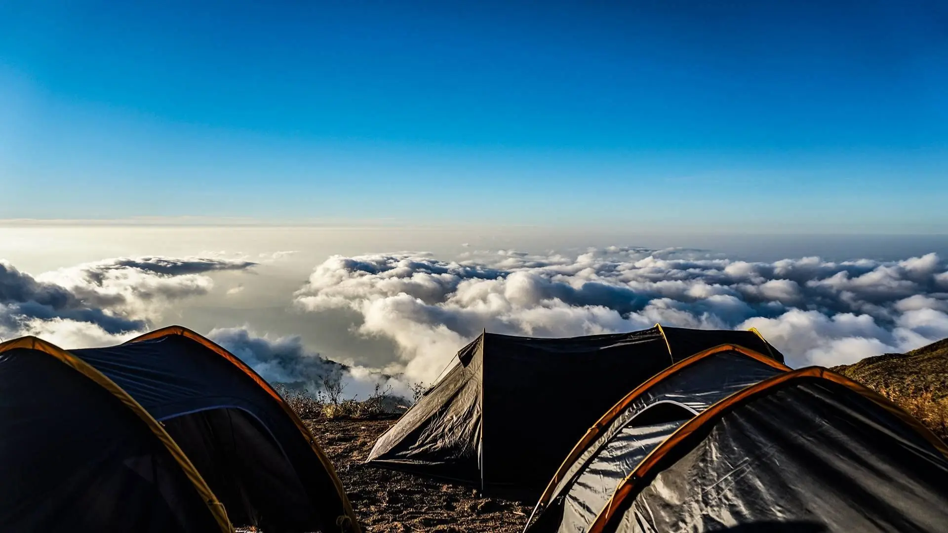 Camping on Mount Rinjani with a School Group