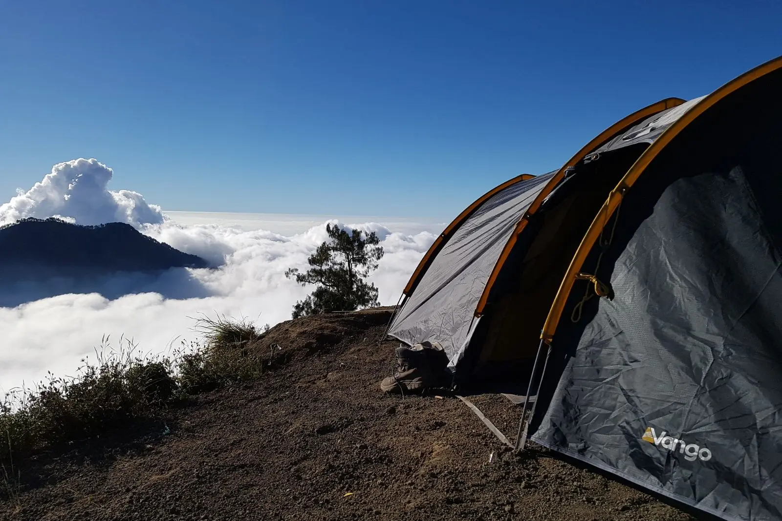 Camping on Sembalun Crater Rim
