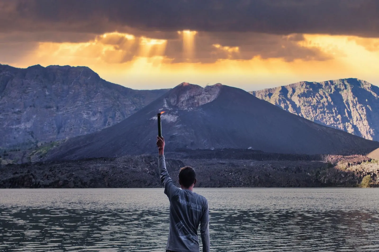 Mount Barujari Rinjani Lombok Indonesia
