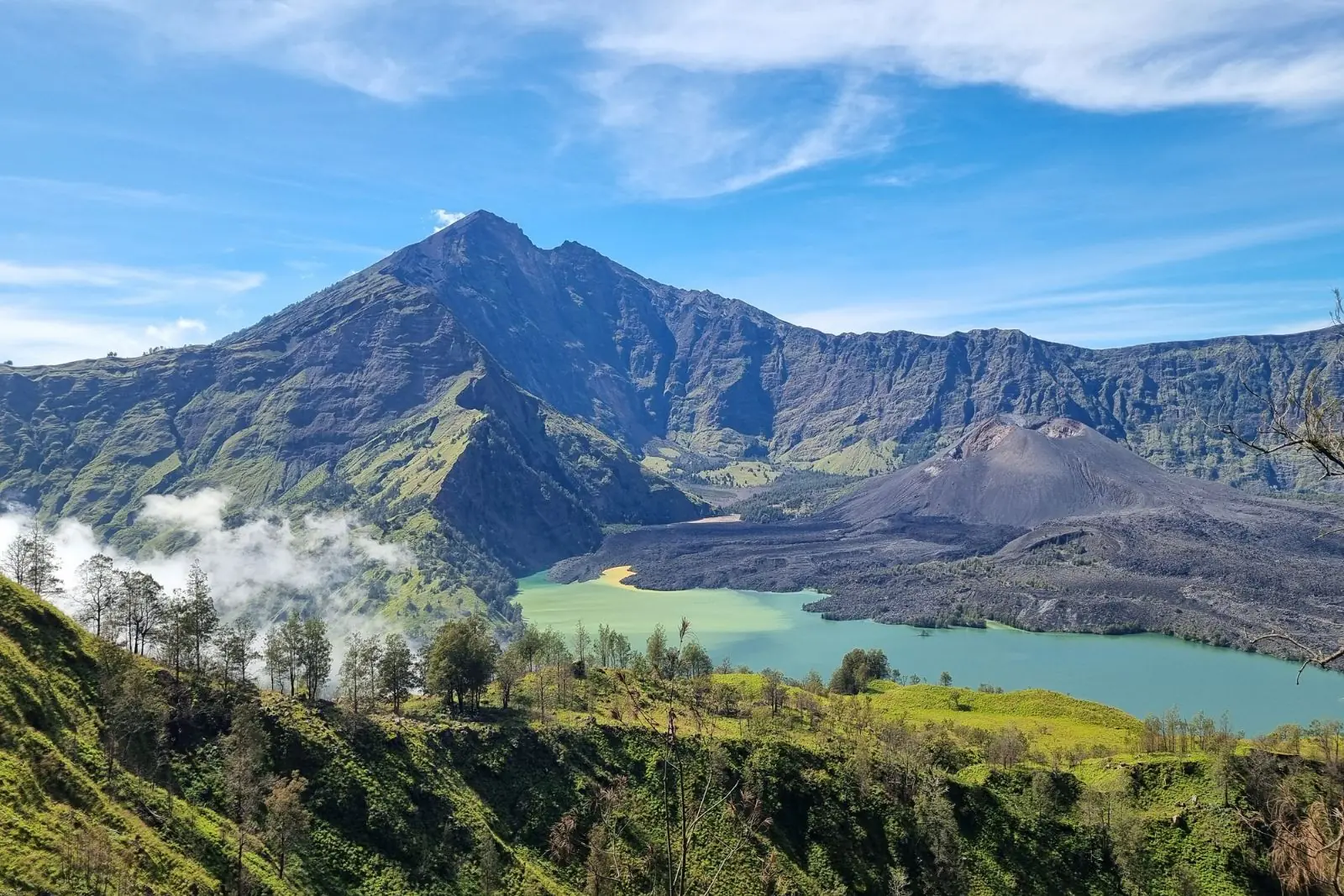 Mount Rinjani Crater and Lake Segara Anak