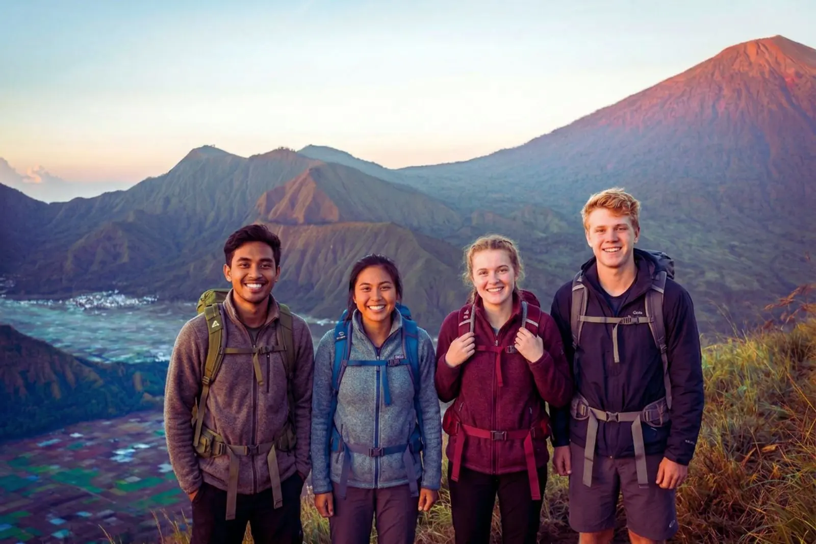 Students on Pergasingan Hill